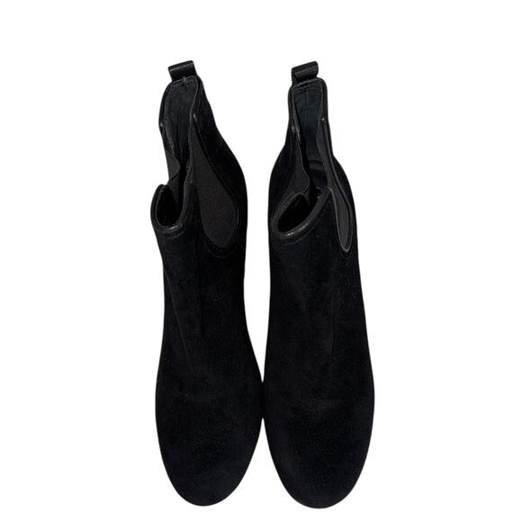 Tory Burch Casual Black Suede Ankle Boots Size 10.5 - Picture 4 of 11